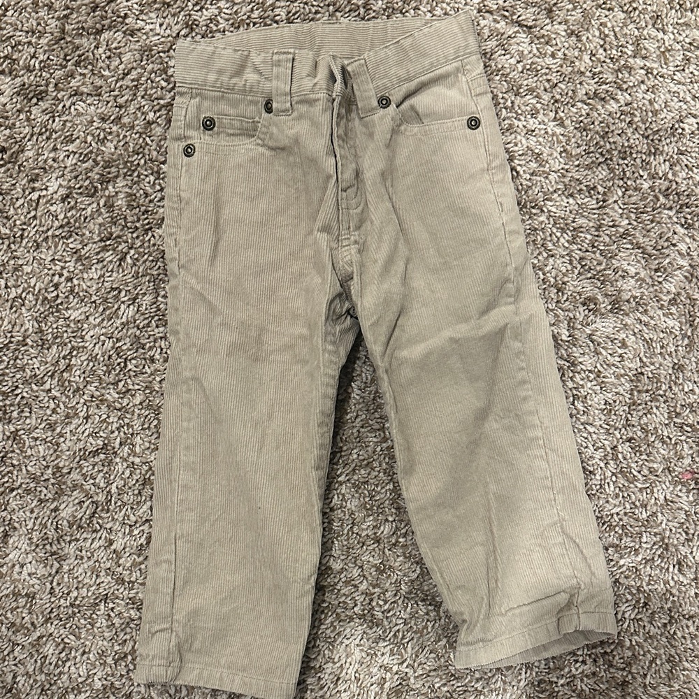 Baby boy J&J Tan Corduroy Pants